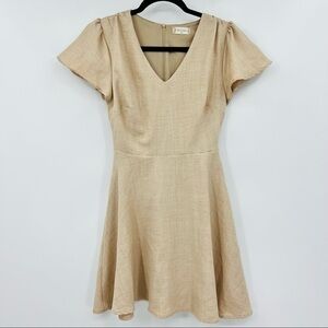 Altar'd State Tan Midi Dress